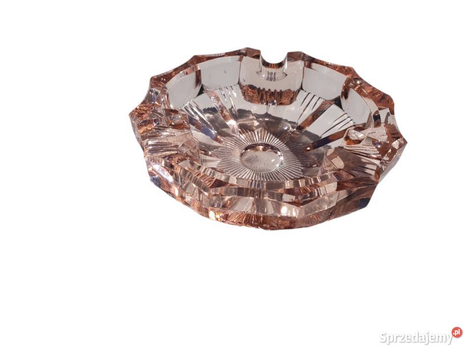 Stara stara popielniczka kryształowa z lat 5060 Porcelana i szkło śląskie Cieszyn sprzedam