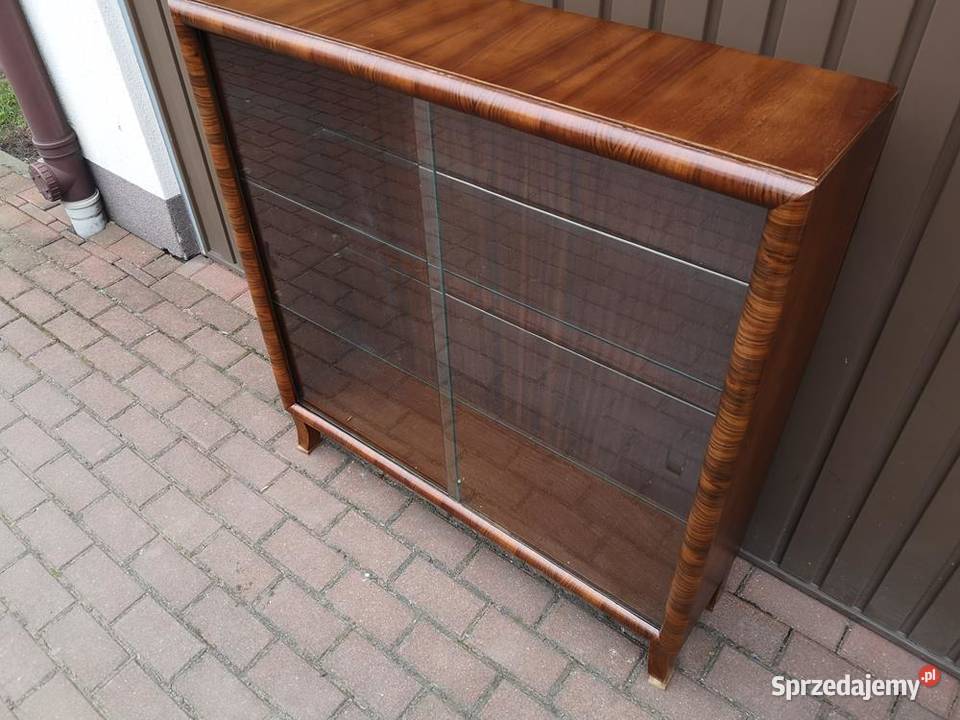 Witryna Serwantka ARTDECO Orzech Stara Antyk Swarzędz