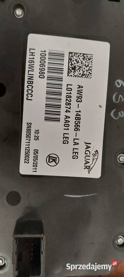 Panel regulacji fotela lewy JAGUAR XJ X351 zachodniopomorskie Szczecin
