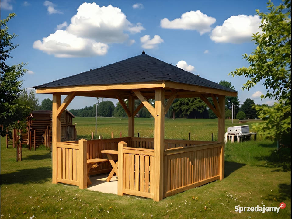 ALTANA 16 3x3m ALTANKA drewniana ogrodowa śląskie Parzymiechy