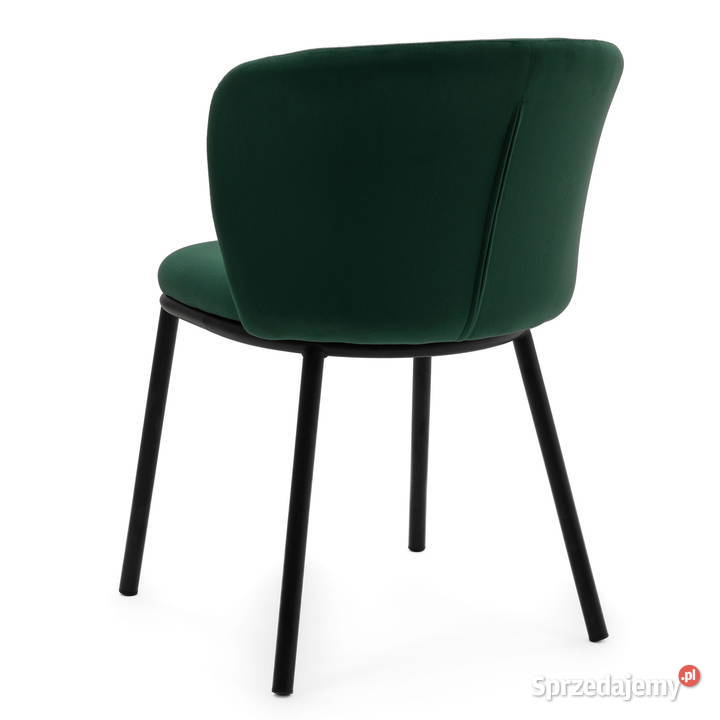 Krzesło Tapicerowane Bari Butelkowa Zieleń Tarchały Małe