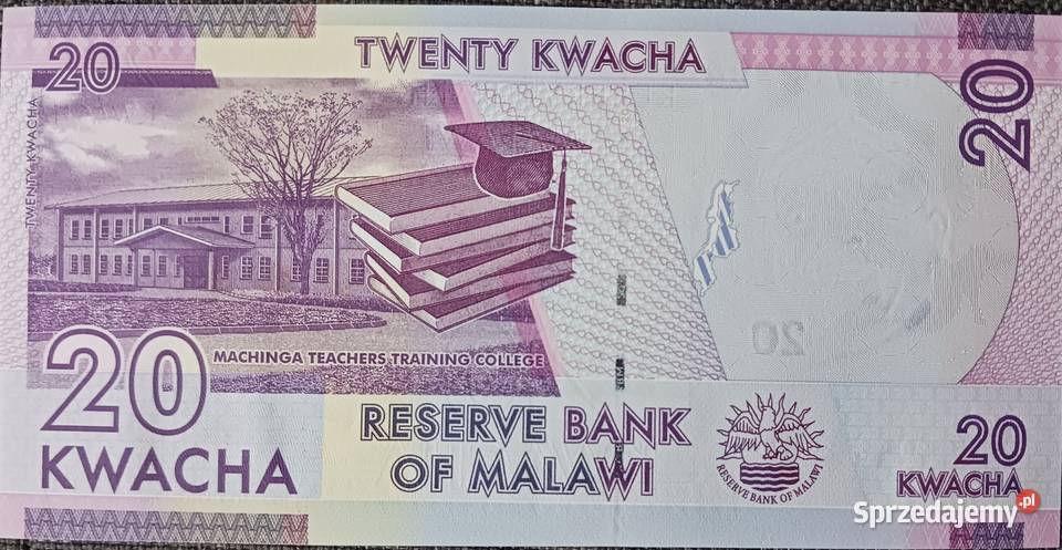 20 Kwacha Malawi 2020 r mennicze Konin sprzedam