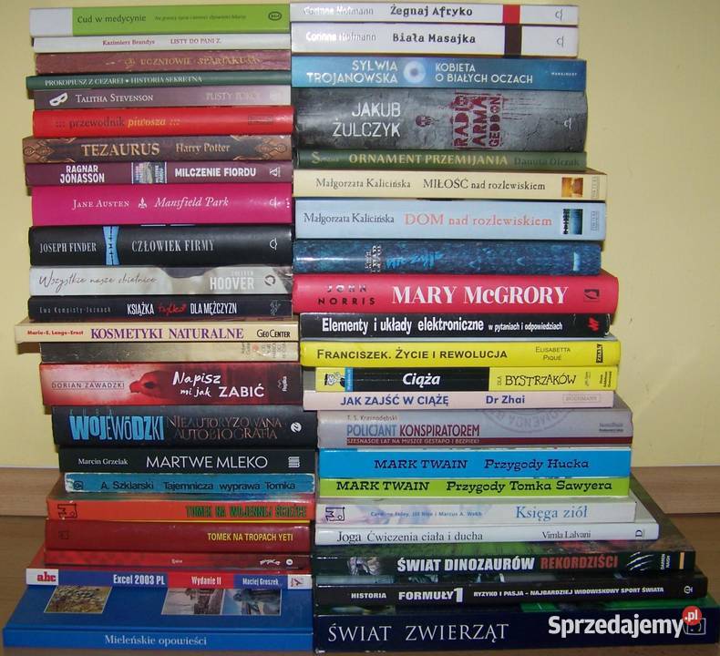86 różnych książek zachodniopomorskie sprzedam