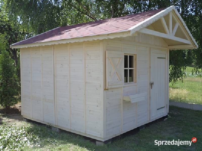 DOMEK NARZĘDZIOWY OGRODOWY DREWNIANY 3x3 DACH