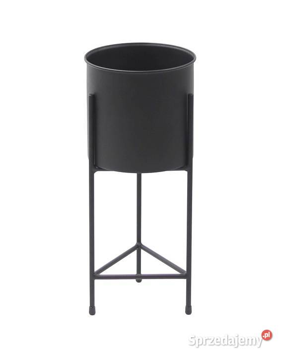 Kwietnik Metalowy Stojak na kwiaty z donicą 50 Sobienie-Jeziory