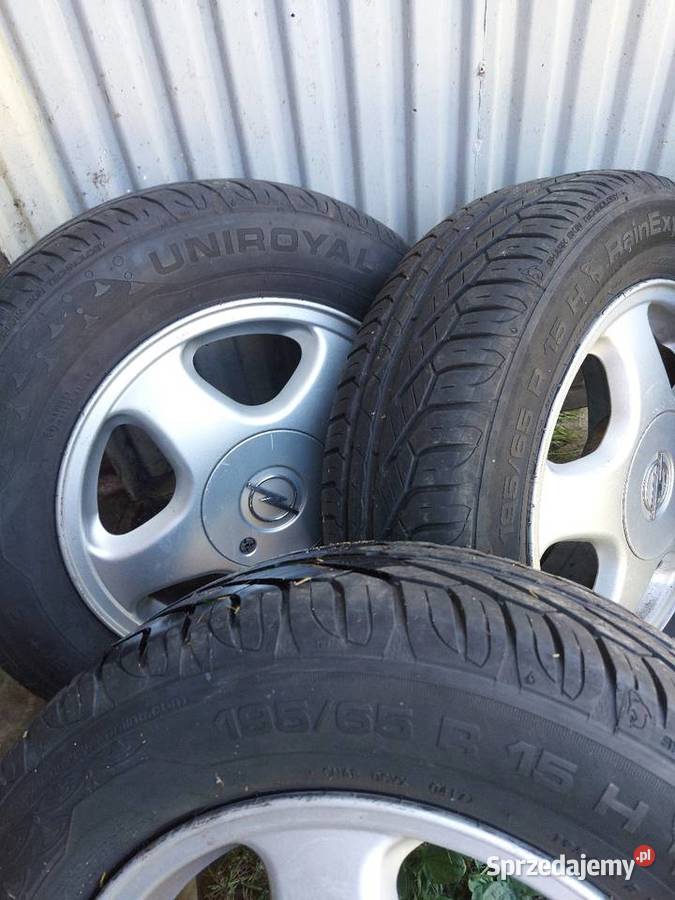 Felgi z oponami opel vectra astra 19565 R15 Opony i felgi świętokrzyskie Mucharzew