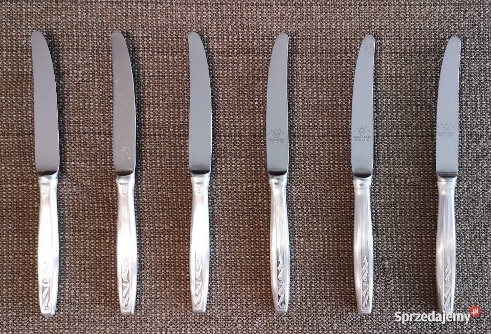 Zestaw posrebrzanych nożyków do owoców HEFRA