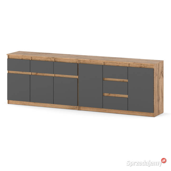 Komoda Nowoczesna Szafka Duża Do Salonu 6 240cm Elbląg sprzedam