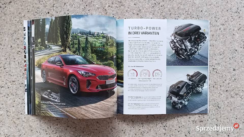KIA Stinger Prospekty