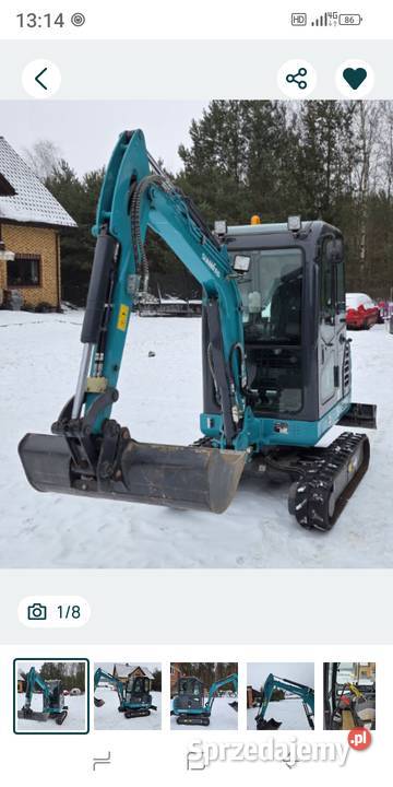 Minikoparka Sunwart SWE 20F Rok produkcji 2021 Koskowice sprzedam