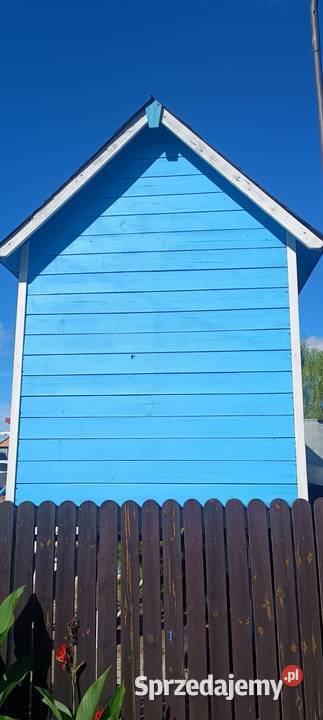 Drewniany domek ogrodowy dzieci mazowieckie sprzedam