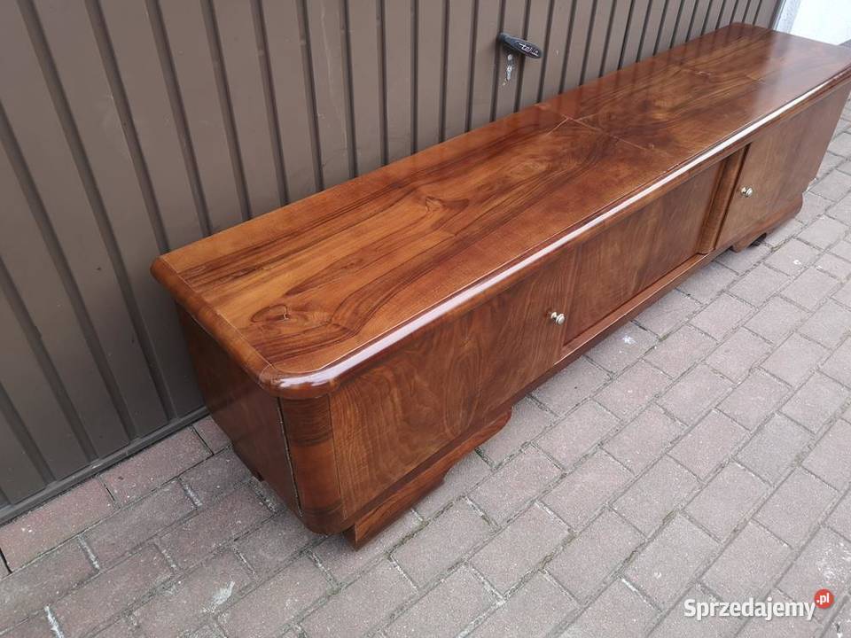 Komoda Szafka RTV ARTDECO Orzech Niska Stara Swarzędz sprzedam