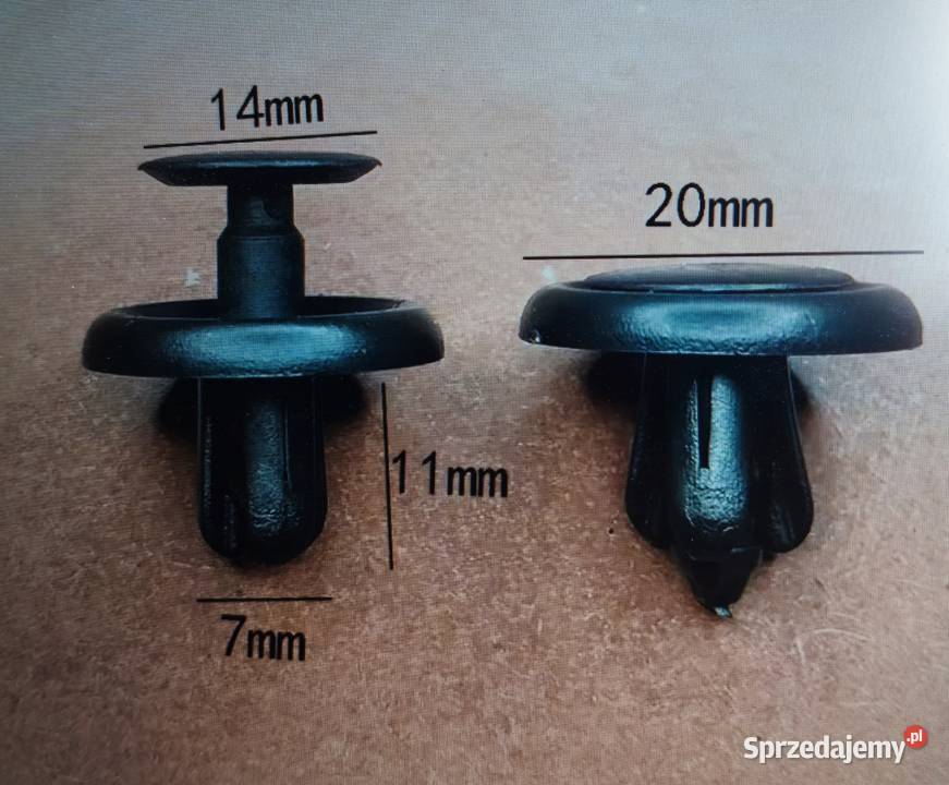 Klips pokrywy silnika do Toyoty podkarpackie Łańcut