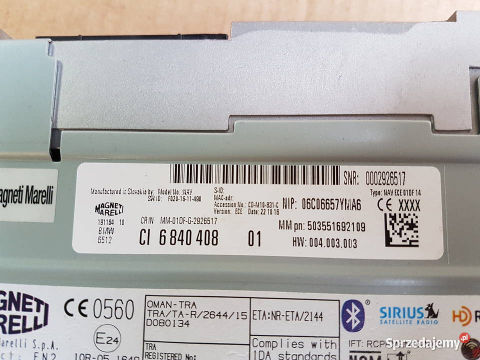 BMW 1 120 F20 f21 LIFT radio czytnik radia osobowe Legnica