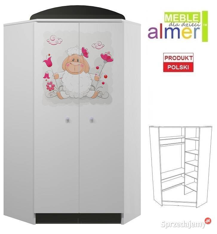 OWIECZKA 19 N28 szafa narożna dziecięca 95x95 Słupsk