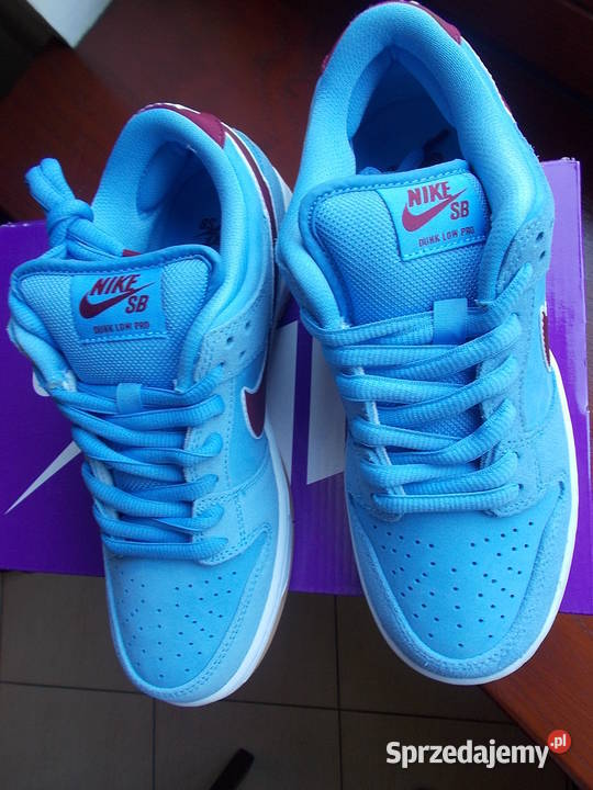 r385 Nike SB Dunk Low Valour Blue Team Maroon Poznań