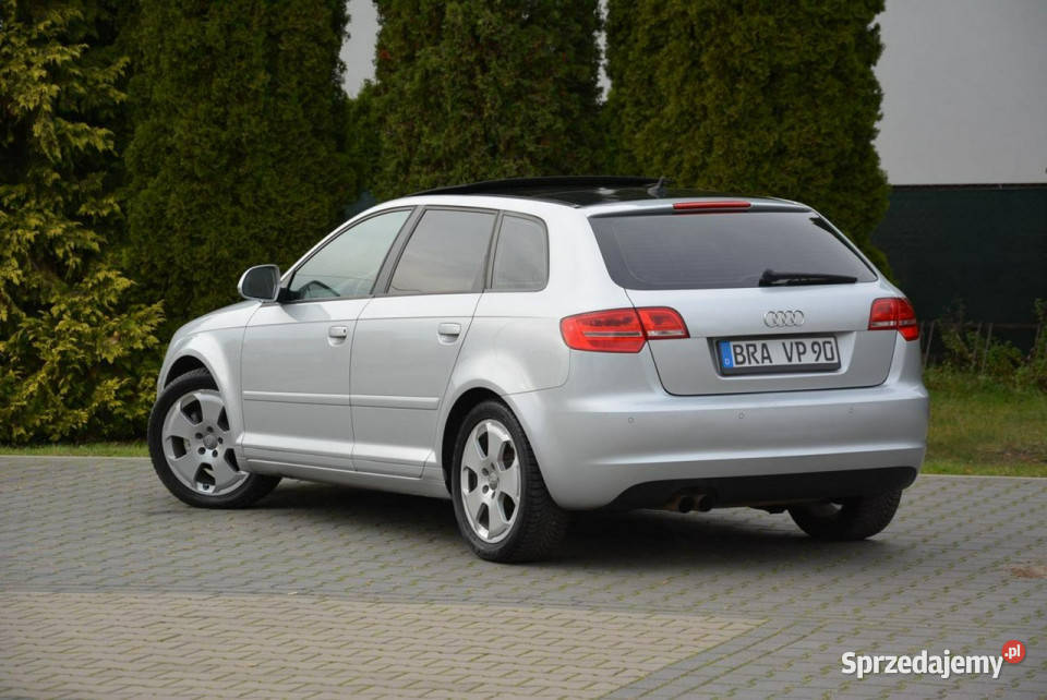 Audi A3 Lift DSG Panorama Skóry Duża Navi DRL benzyna Ostrów Mazowiecka
