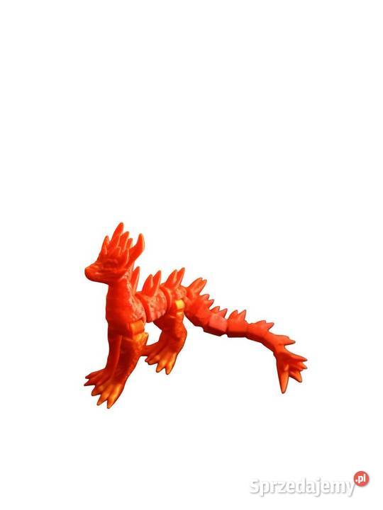 Figurka 3D pomarańczowy smok Kraków sprzedam