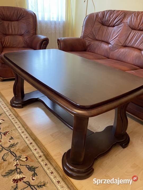 Ława drewniana niski stół Olsztyn