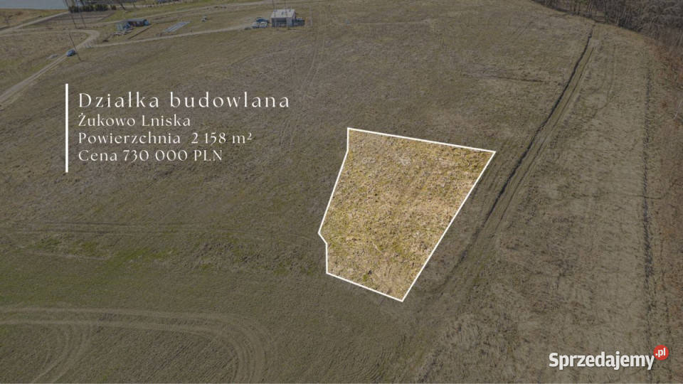 Działka 2158m2 Lniska Widokowa budowlana