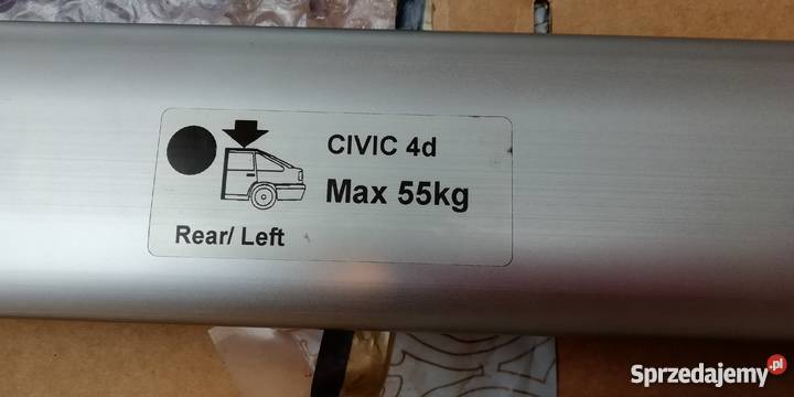 Orginalny Bagażnik Dachowy Honda Civic VIII Akcesoria łódzkie Zduńska Wola