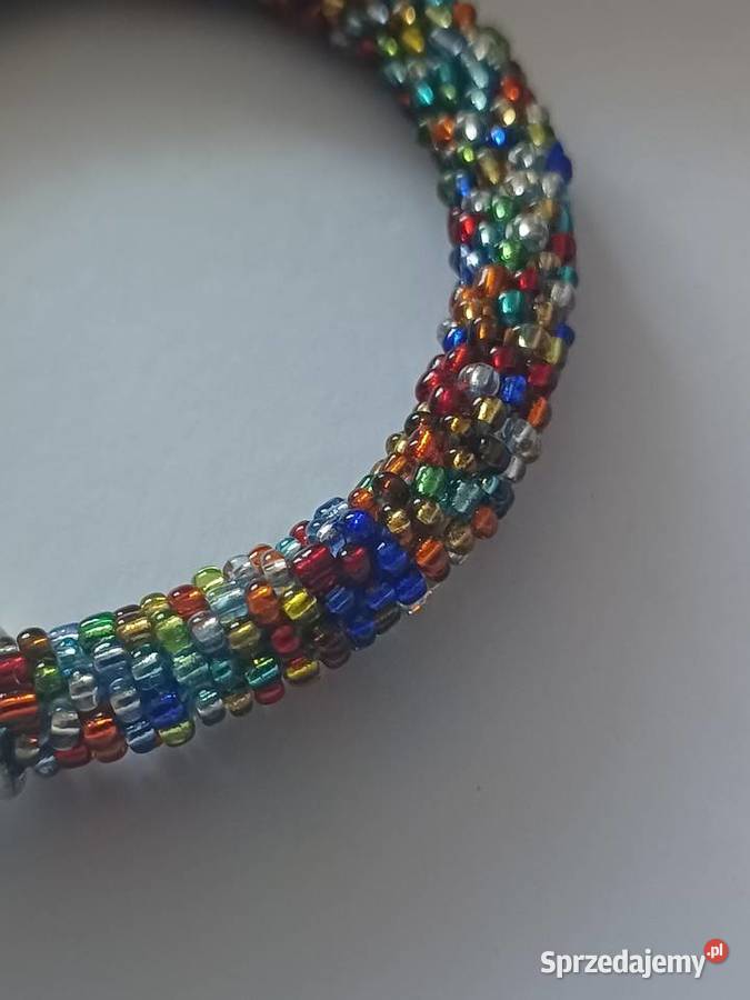 Bransoletka handmade z koralików mazowieckie Ostrów Mazowiecka