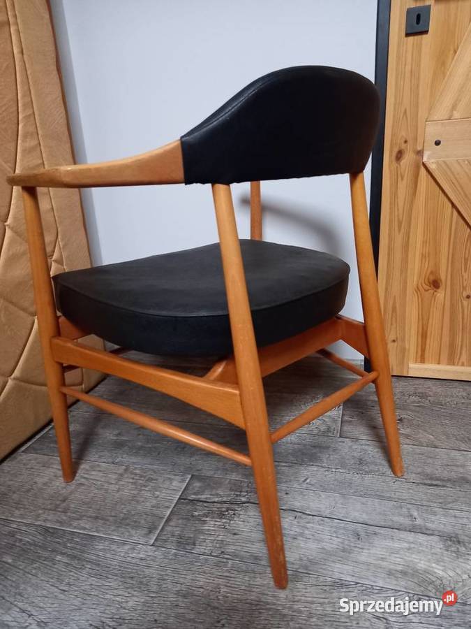Stary fotel gabinetowy vintage Rawicz