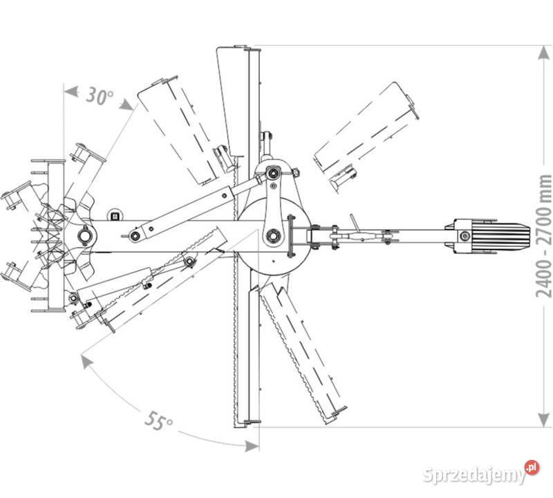 ZGARNIACZ TYLNY CIĘŻKI WYCHYLNY Kutno