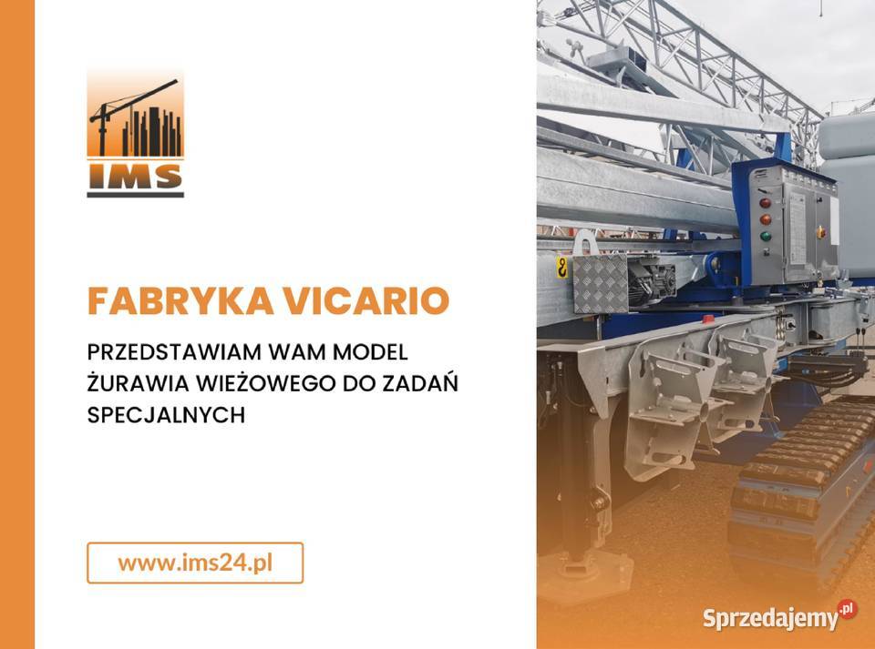 Dźwig żuraw samojezdny na gąsienicach VICARIO Motoryzacja