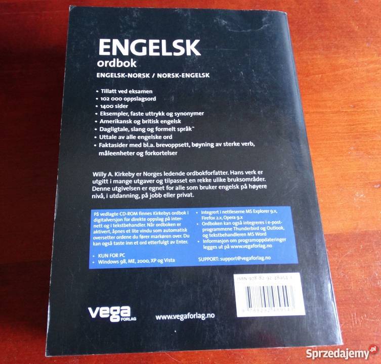 Słownik norweskoangielski angielskonorweski z słowniki Książki do nauki języka obcego Gdańsk sprzedam