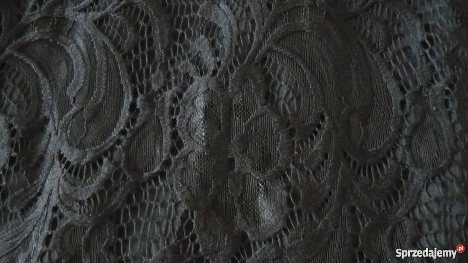Sukienka koronkowa czarna Myszków