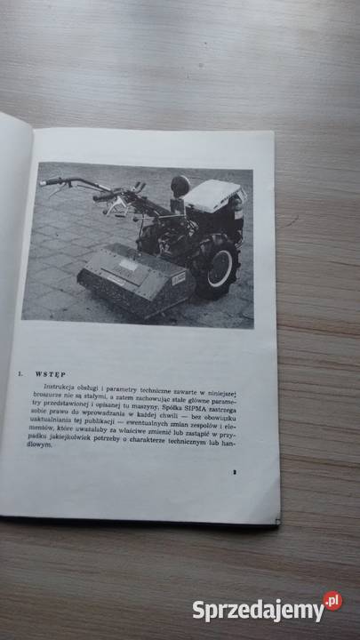 ghepard sipma orginalna instrukcjai katalog Kraśnik