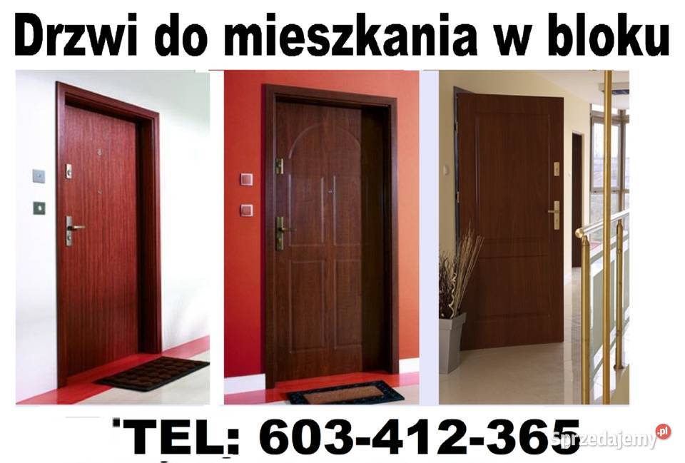 Drzwi z montażem wejściowe zewnętrzne RĘKI