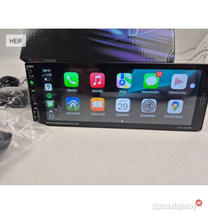 Radio samochodowe 1Din Android auto Carplay śląskie Pisarzowice