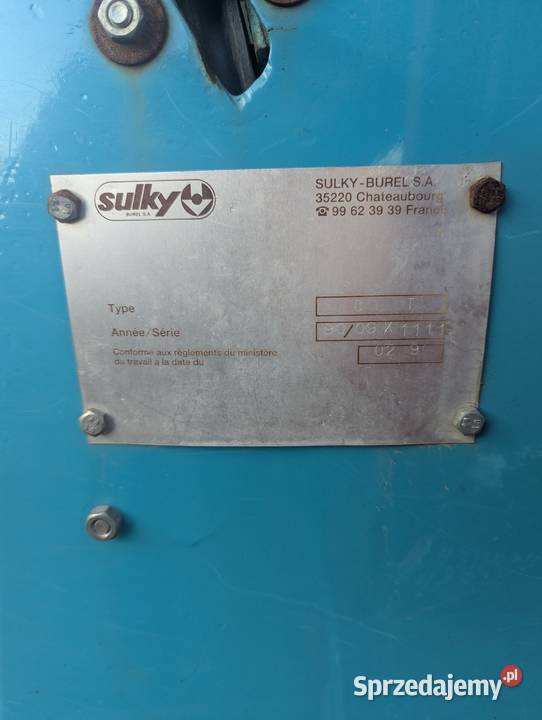 Zestaw siewny Sulky compact Tramlines 3m Lublin