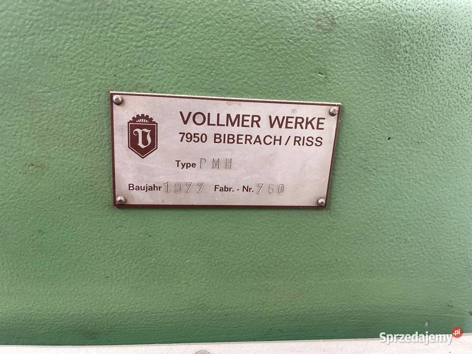 Spęczarka do pił trakowych Vollmer PMH małopolskie Juszczyn sprzedam
