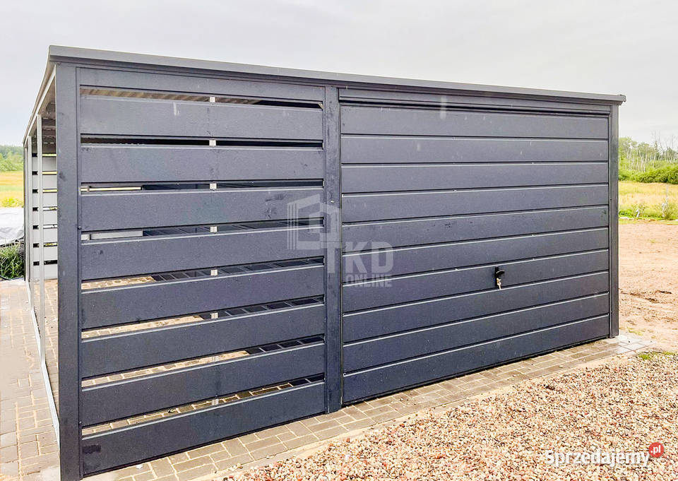 Garaż blaszany 3x6m wiata 12m brama uchylna Rzeszów
