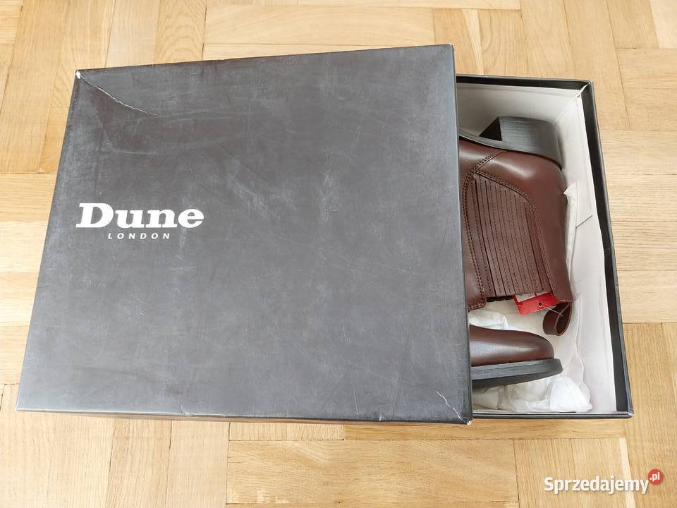 Botki damskie DUNA brązowe elegancja w Kozaki dolnośląskie Wałbrzych