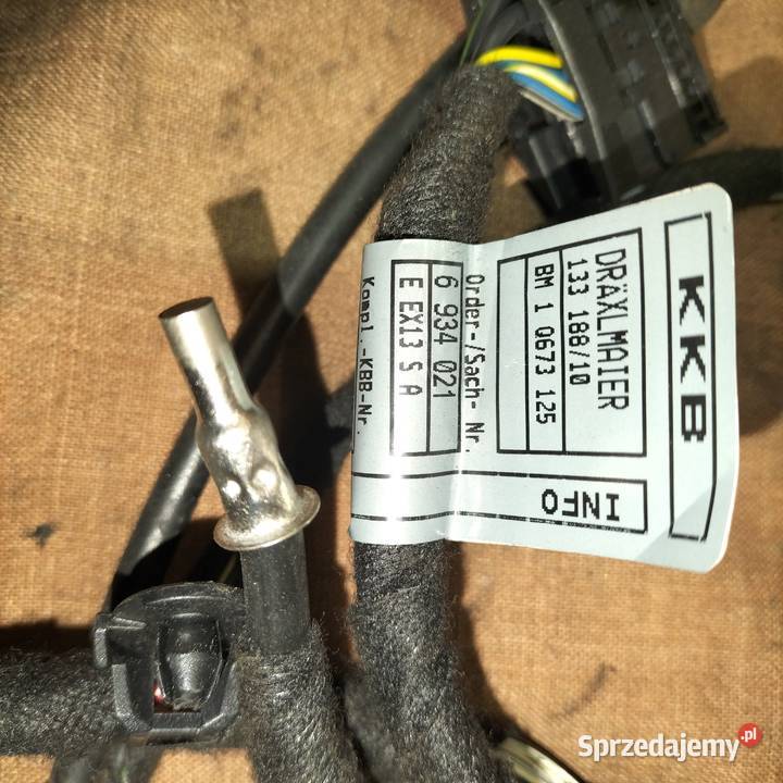Wiązka przewodów drzwi przednich BMW E65 E66 Poręba