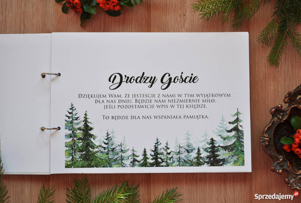 Wyjątkowe zaproszenia ślubne Greenery Stardust Białystok