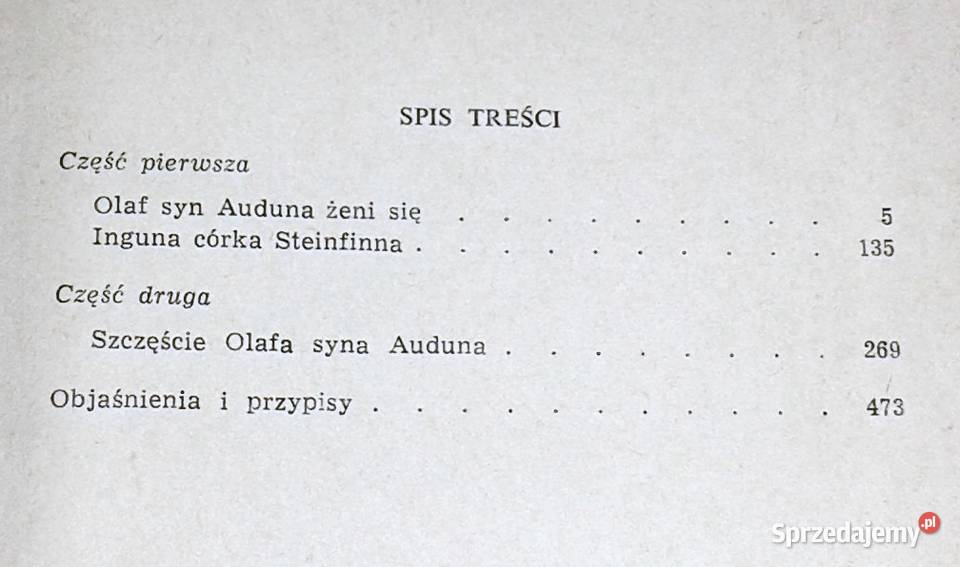 Olaf syn Auduna Tom 12 Sigrid Undset Rok wydania 1970 Chełm