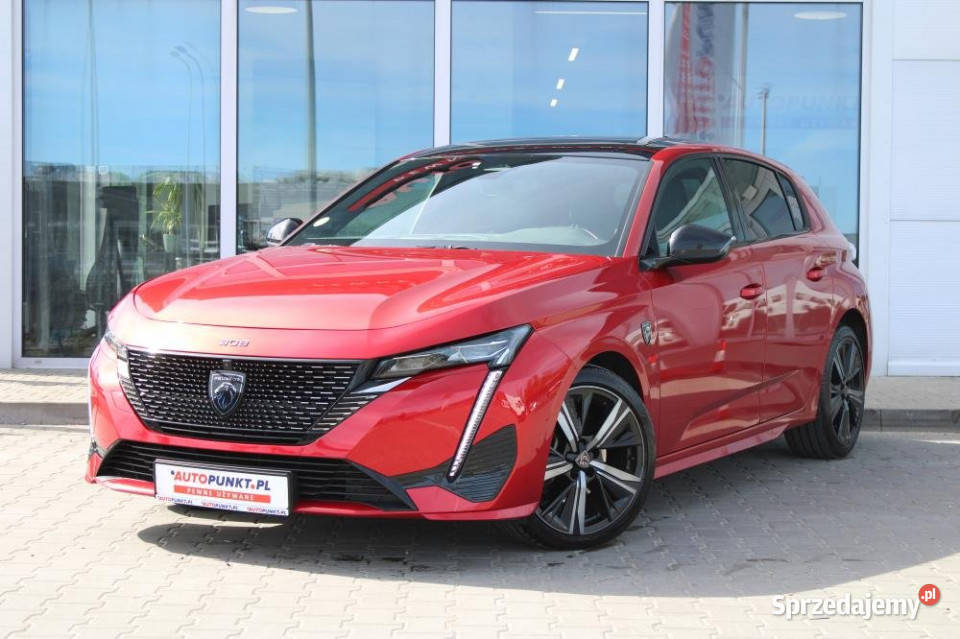 Peugeot 308 2022r Matrix AGR ASO Focal Kam360 130KM Gdańsk