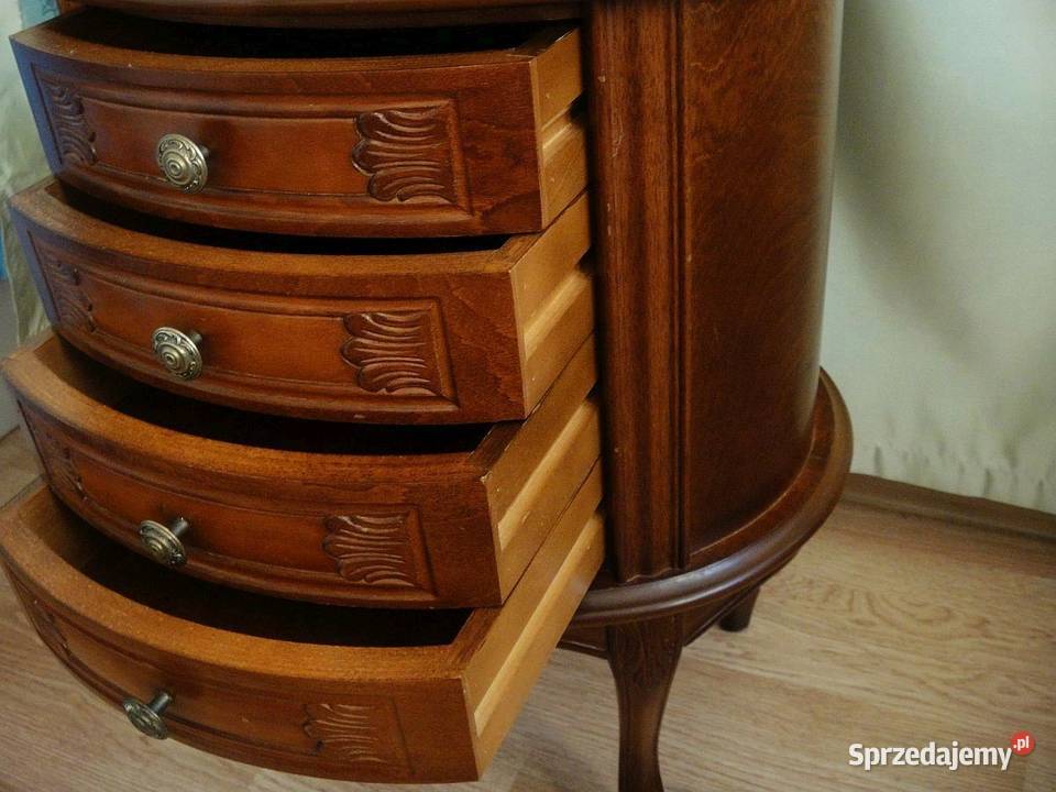 Piękna szafka nocna komódka w stylu ludwikowskim