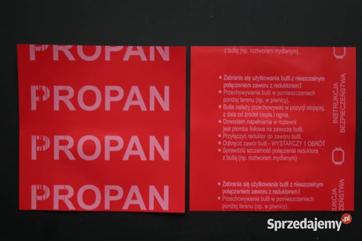 Plomby termokurczliwe 85x85 propan 1000