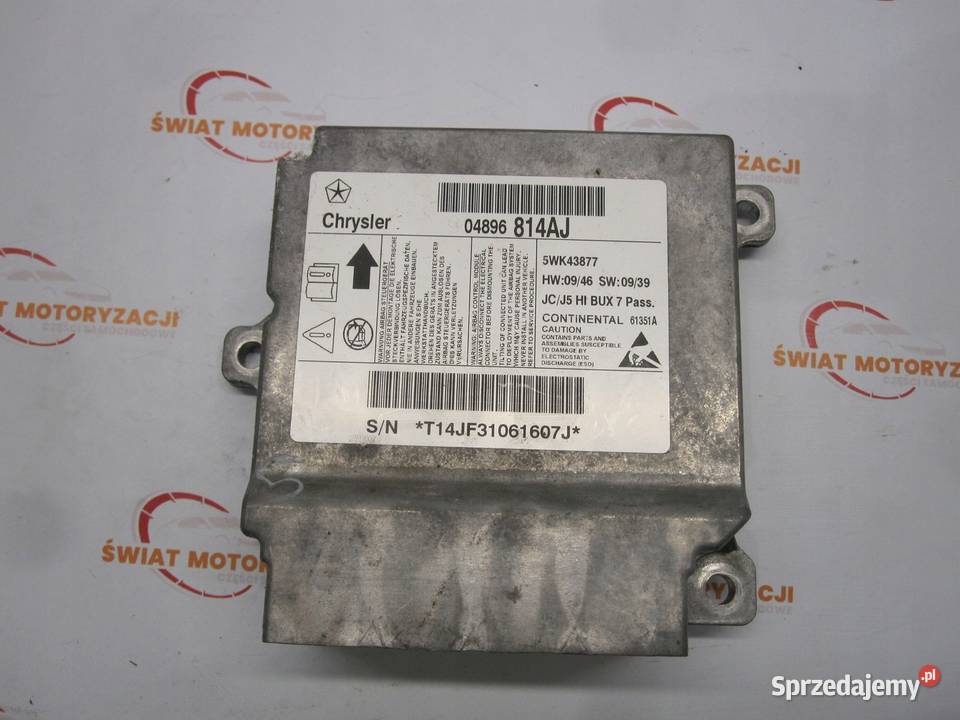 DODGE JOURNEY 09r moduł AIRBAG 04896814AJ Kielce