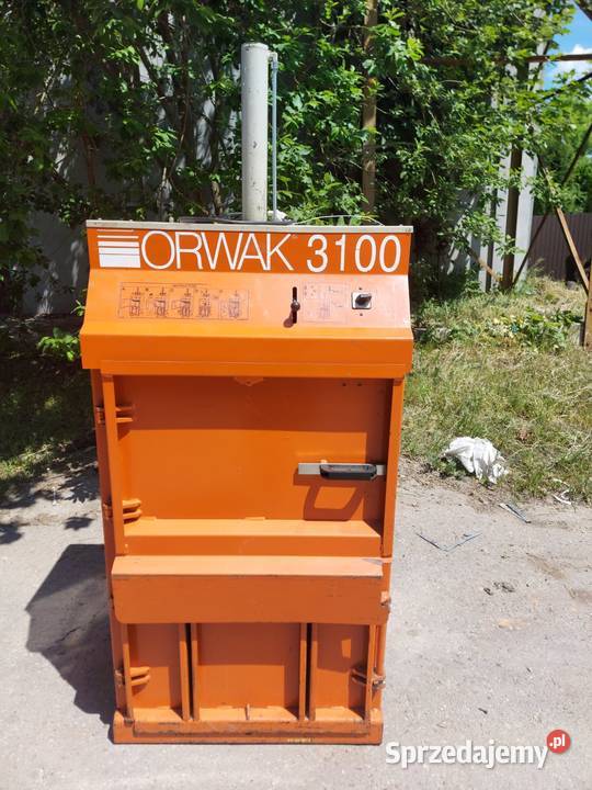 Belownica prasa do foli makulatury kartonu Drzewica