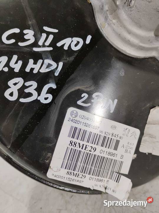 POMPA HAMULCOWA SERWO CITROEN C3 II 9682984580 wielkopolskie sprzedam
