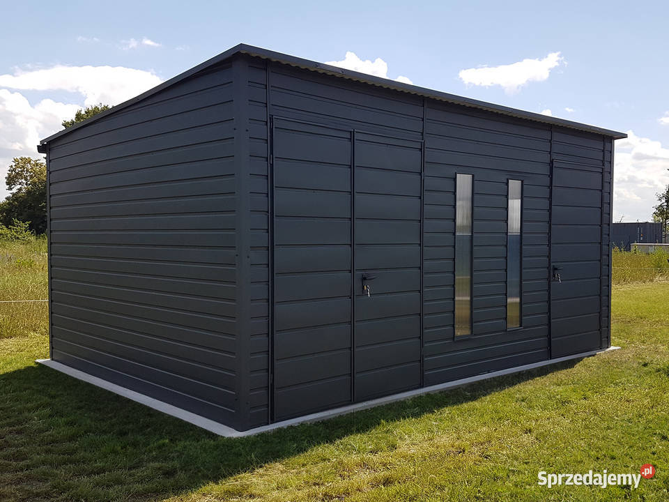 Domek ogrodowy 535m ciemny grafit matowy zachodniopomorskie Koszalin