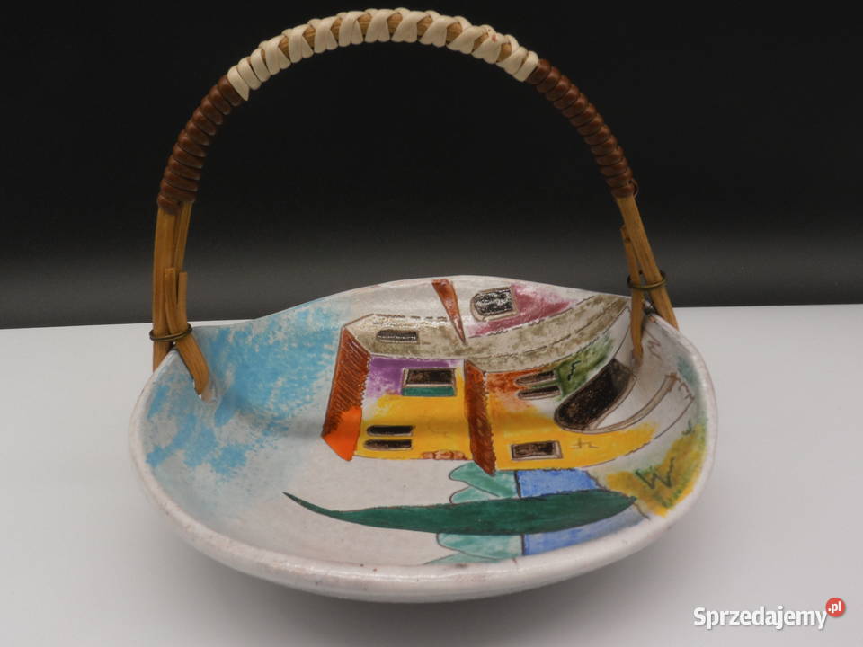 Ceramiczny Koszkoszyk z ręcznie malowanym Raszków