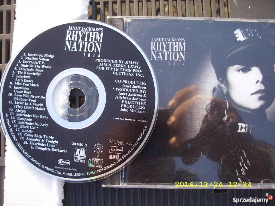 Pop CD JANET JACKSONRHYTM NATION 1814 Wołów